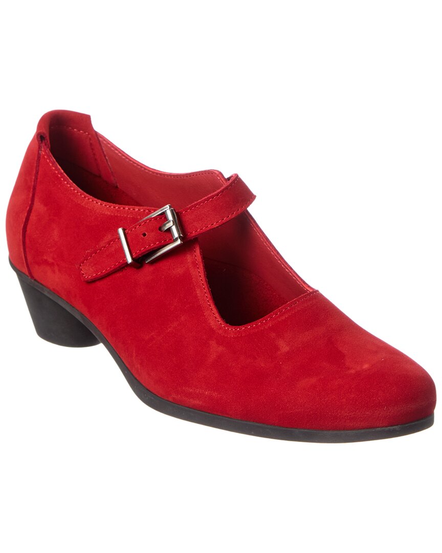 Arche Cynori Suede Pump In Red