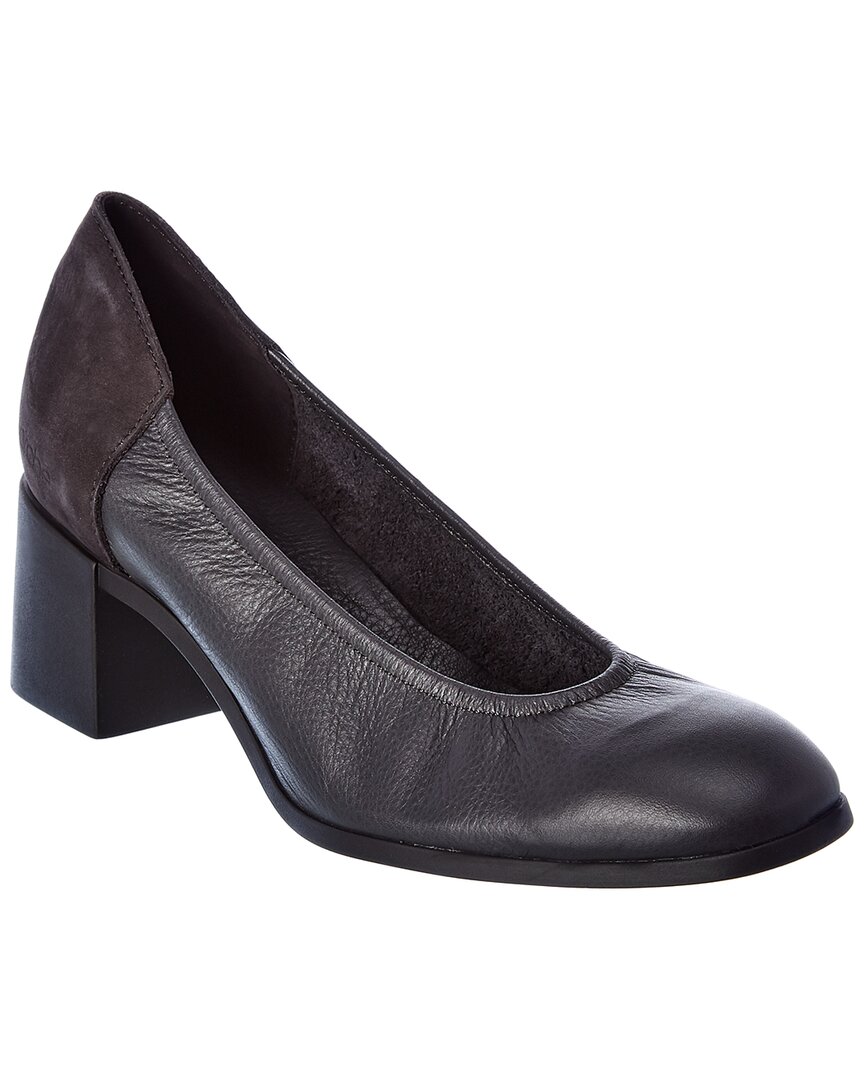 Arche Teobao Leather & Suede Pump In Black