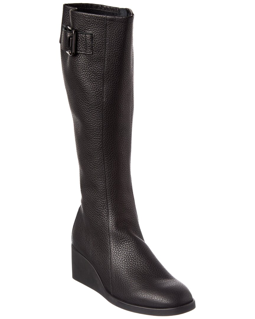 Arche Tilhoo Leather Knee-high Boot In Black