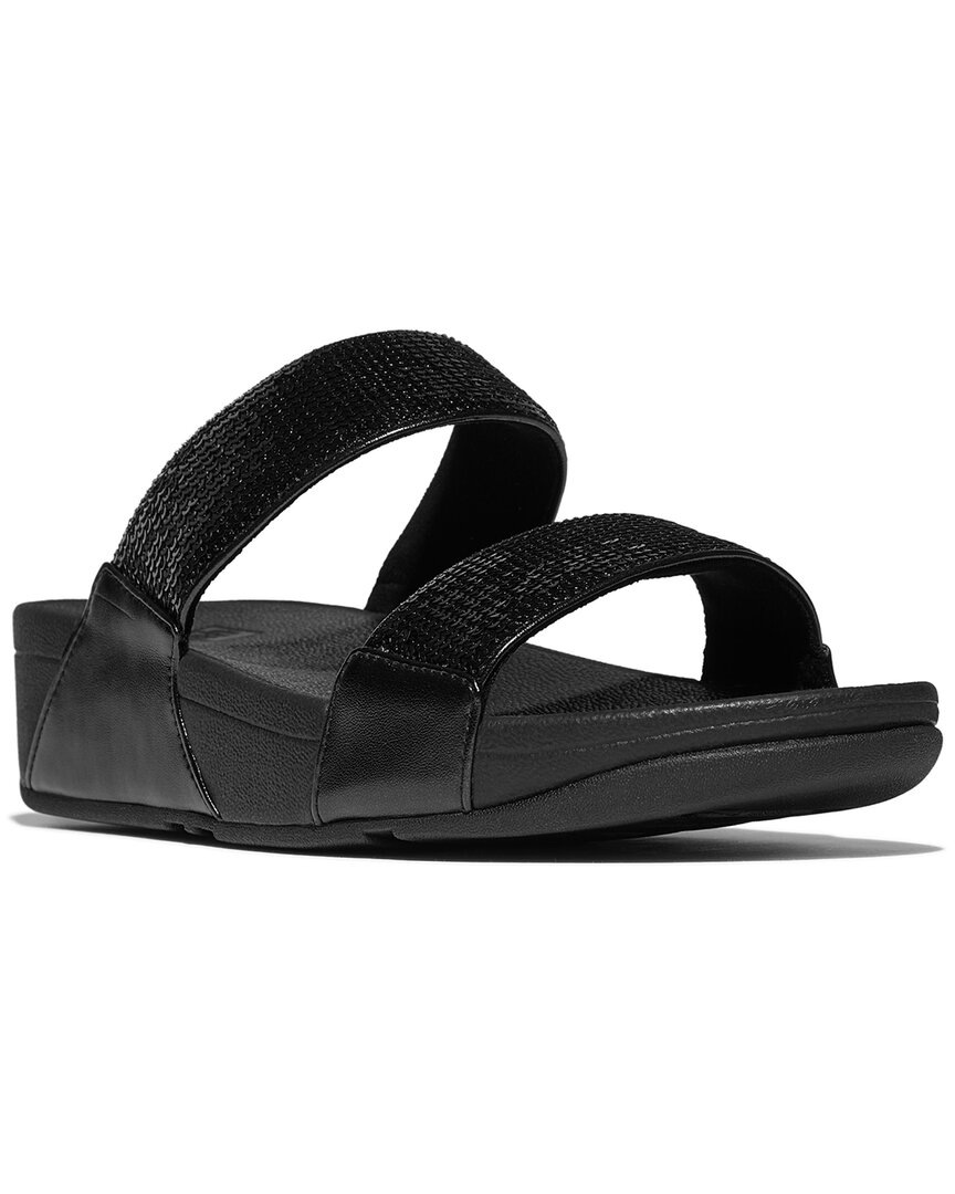 Fitflop Lulu Sequin Sandal In Black