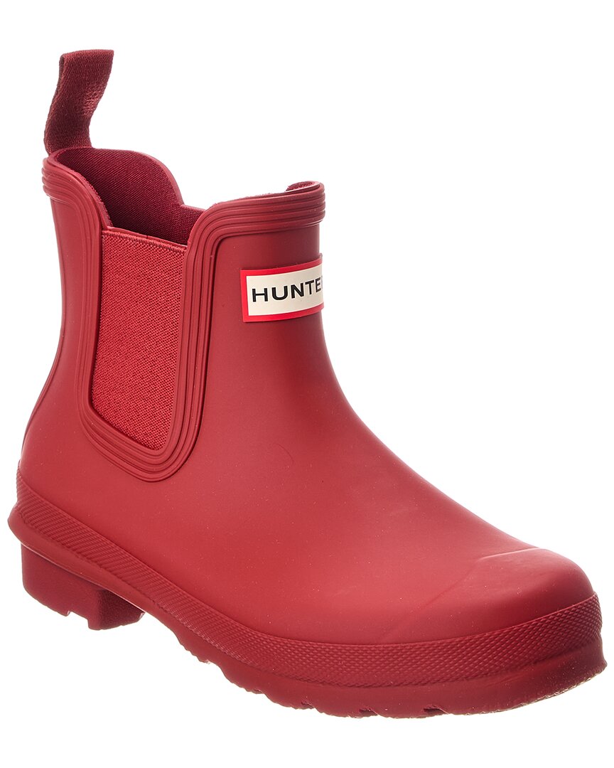 Hunter Original Chelsea Boot In Red