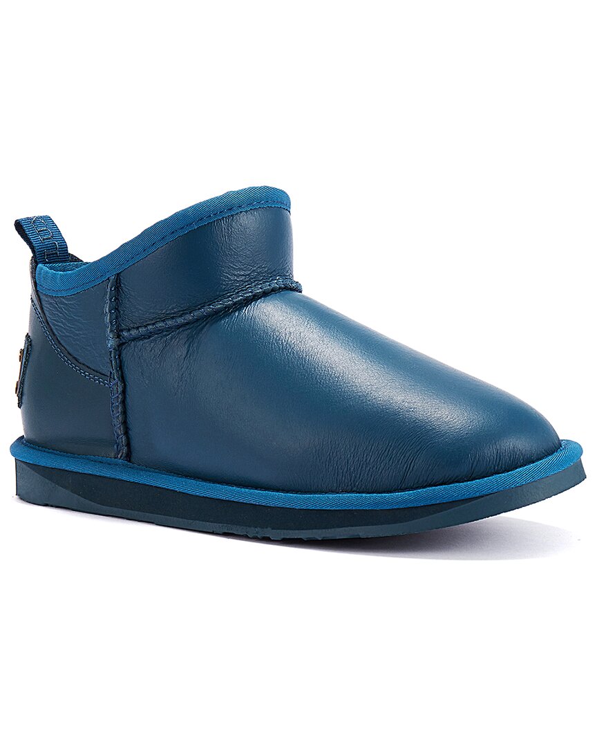 Australia Luxe Collective Cosy Leather Boot In Blue