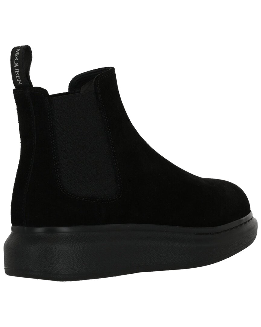 Alexander Mcqueen Women's Calfskin Leather Chelsea Boot (authentic Pre-loved) In Animal Print