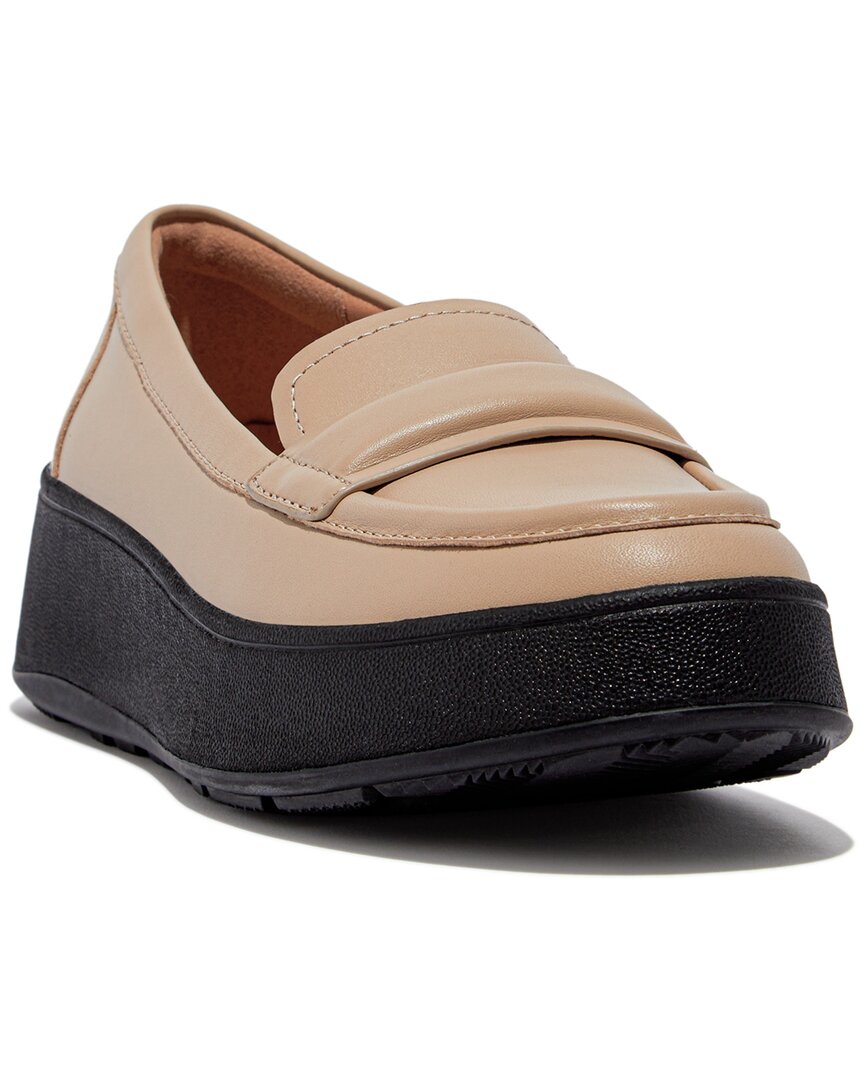 Fitflop F-mode Padded Penny Loafer In Nude