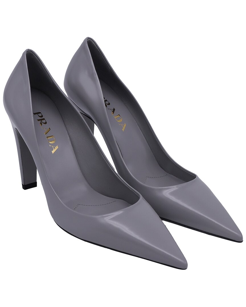 Prada Women's Leather Pointed-toe High-heel Pump (authentic Pre-loved) In Multi