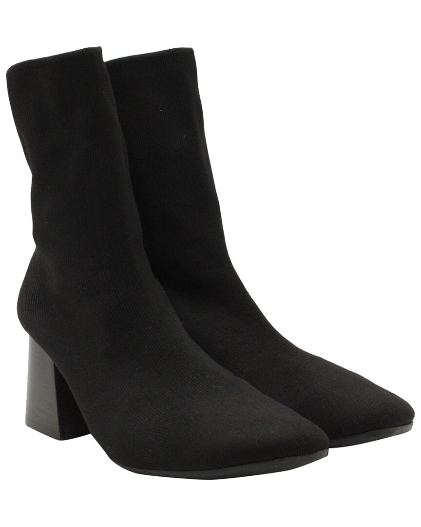 Celine Women's Cellulose Fibre Soft Ballerina Sock Bootie (authentic Pre- Loved) In Black