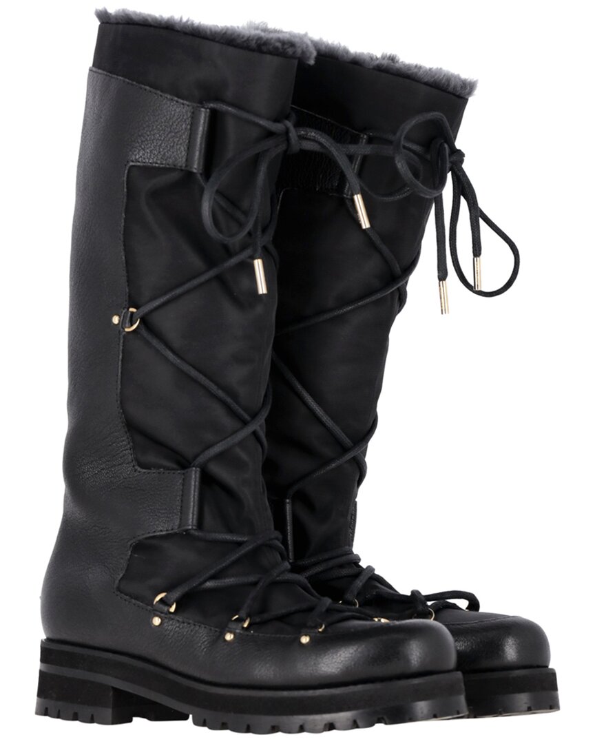 Jimmy Choo Women's Leather Snow Boot (authentic Pre-loved)