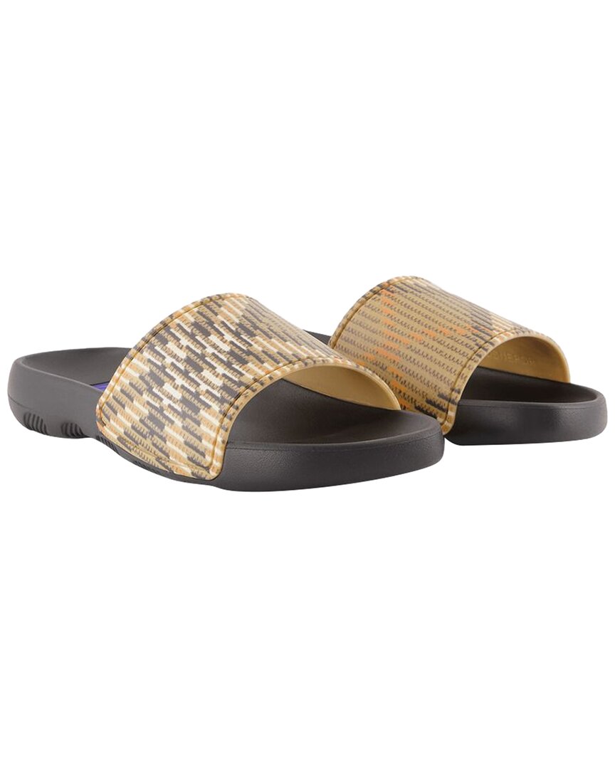 Burberry Women's Synthetic Dive Check Sandal (authentic Pre-loved) In Multi