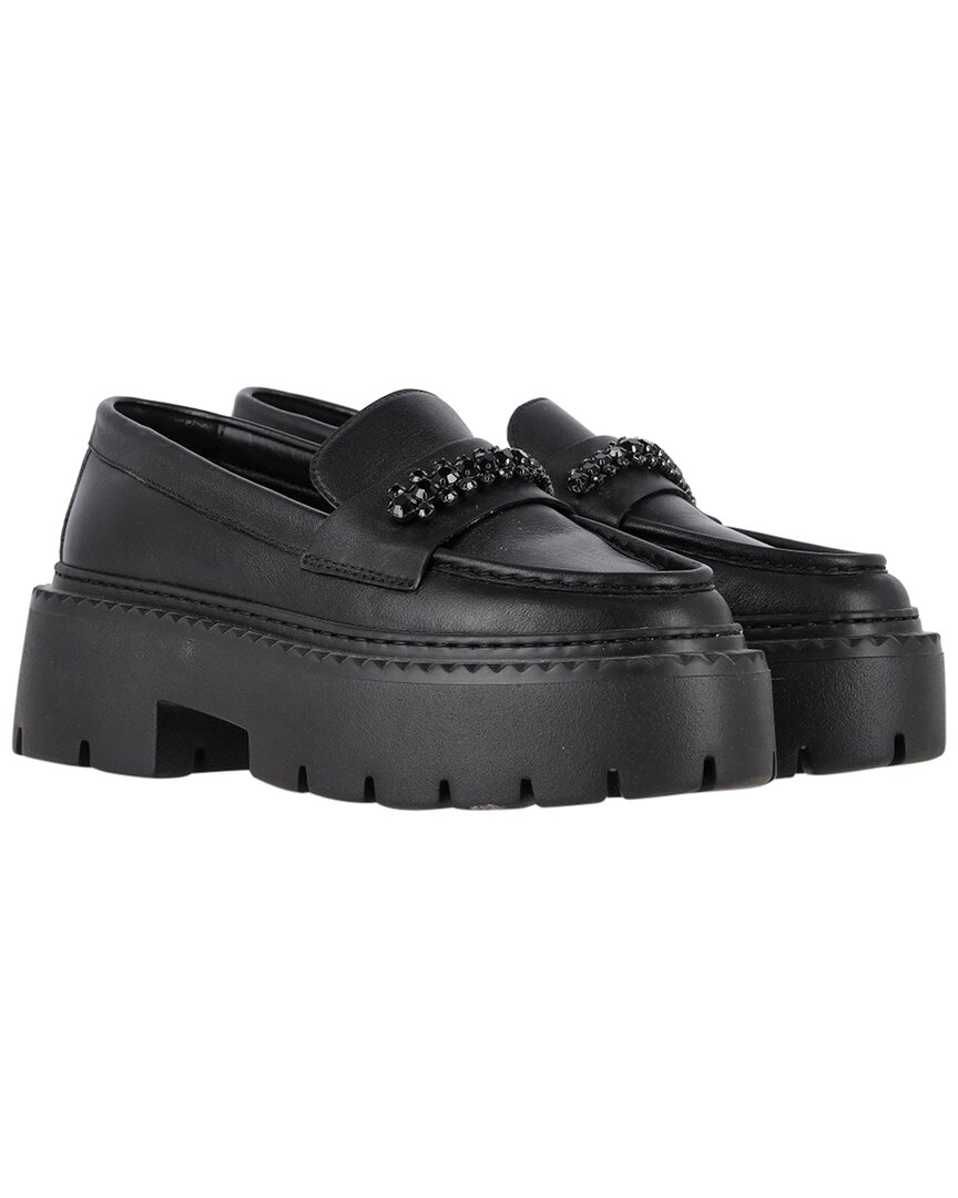 Jimmy Choo Women's Sheep Leather Bryer Flat Loafer (authentic Pre-loved)