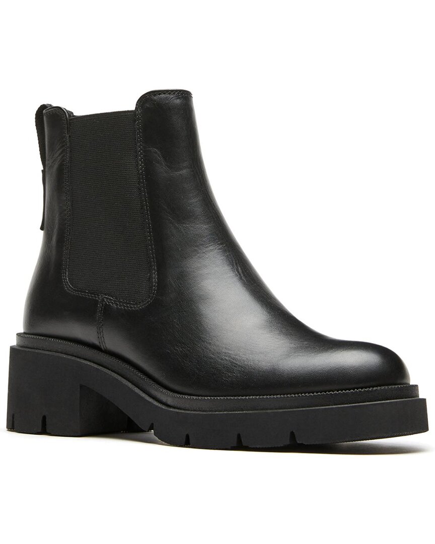 La Canadienne Window City Dry™ Waterproof Leather Bootie In Black