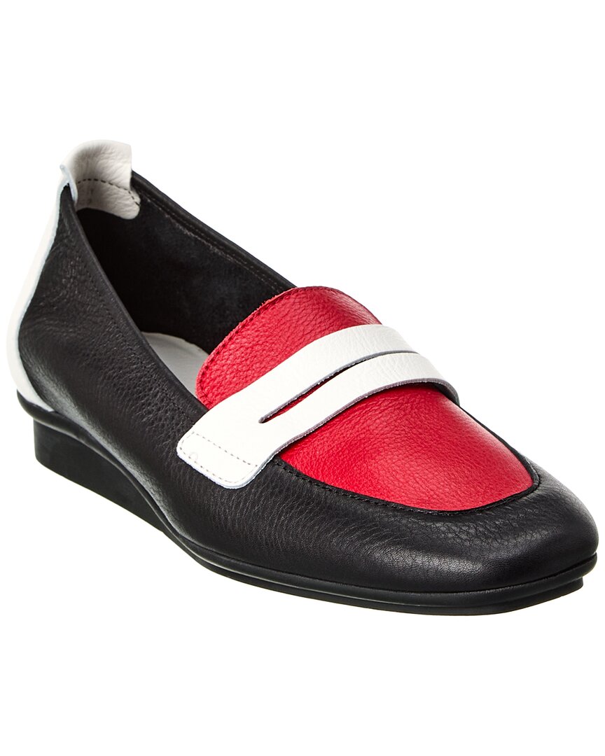 Arche Matana Leather Loafer In Black