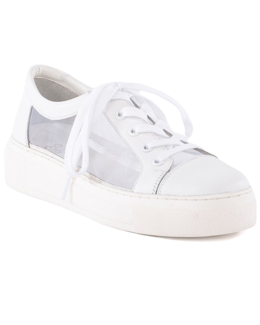 Seychelles Forever Young Leather & Mesh Sneaker In White