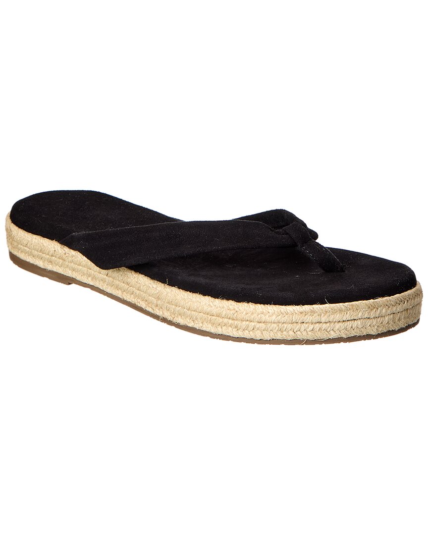 Tkees Hera Suede Platform Flip Flop In Black