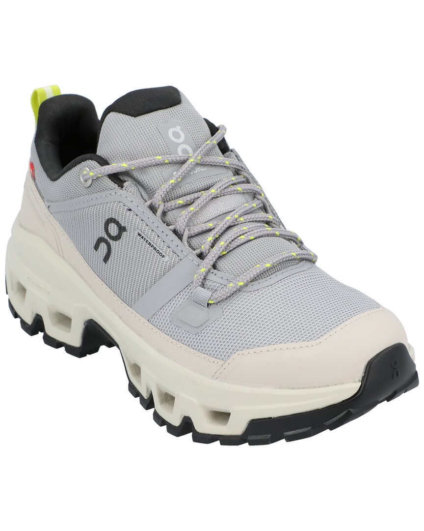 On Running Cloudrock Mid Waterproof Canvas Sneaker In Gray