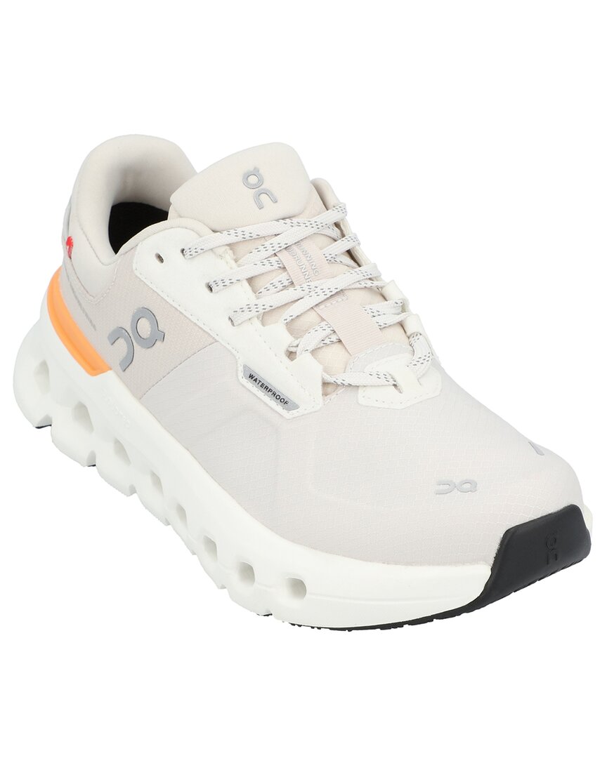 On Running Cloudrunner 2 Waterproof Canvas Sneaker In Gray