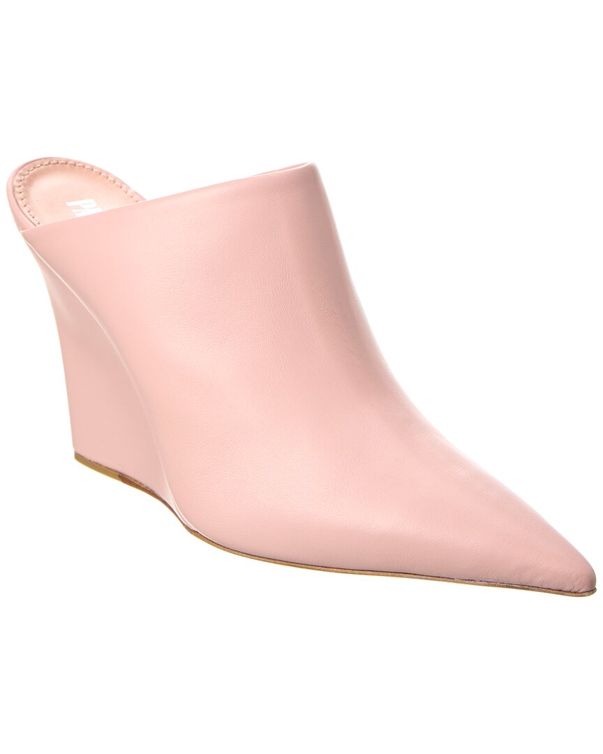 Shop Paris Texas Wanda Sabot Leather Mule In Pink