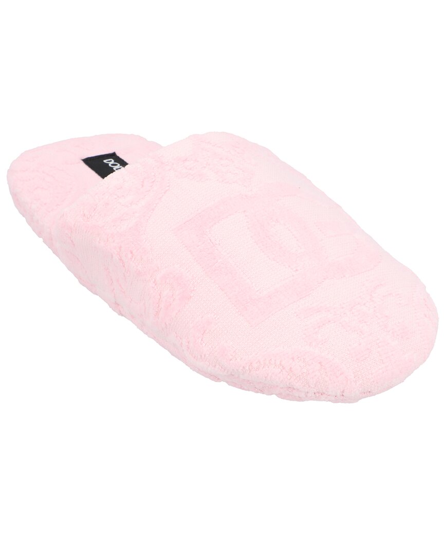 Dolce & Gabbana Jacquard Cotton Terry Slippers