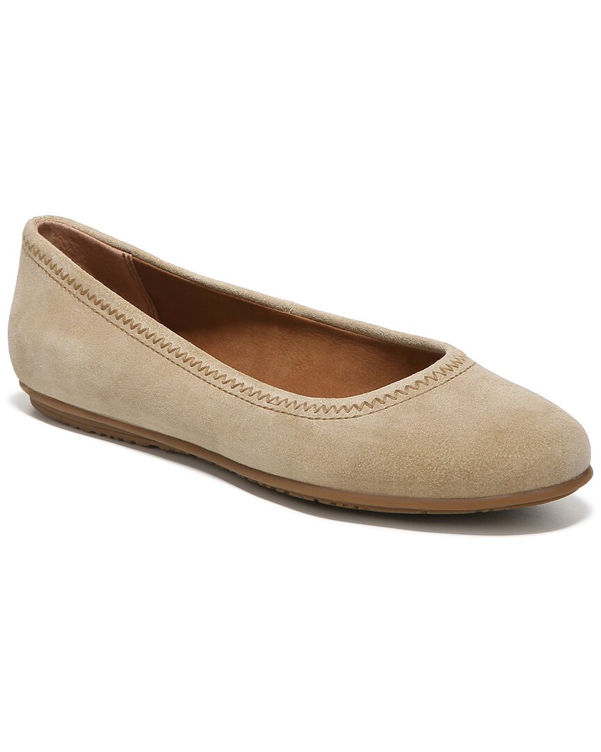 Zodiac Sonia Womens Leather Round Toe Ballet Flats
