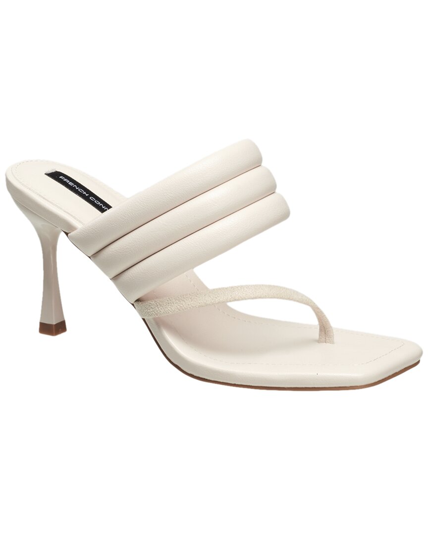 French Connection Valerie Sandal Heel In White