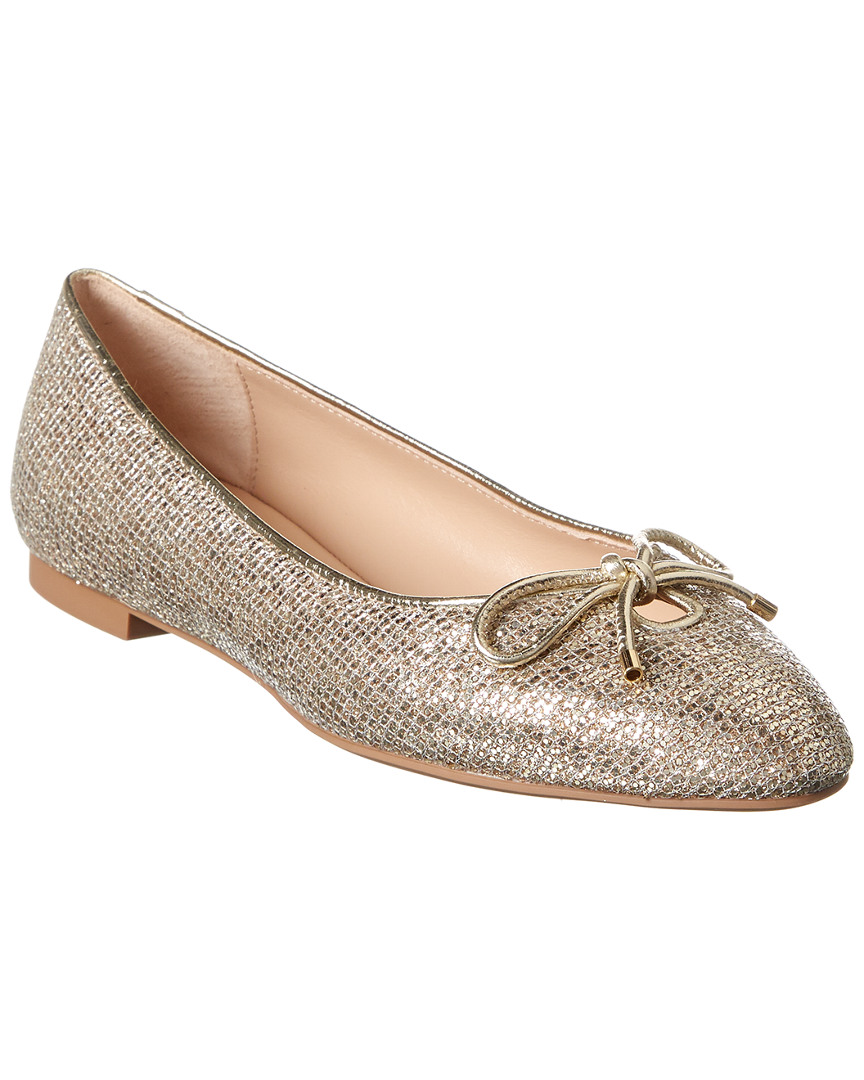 Stuart Weitzman Gabby Ballet Flat Women's Gold 9 | eBay