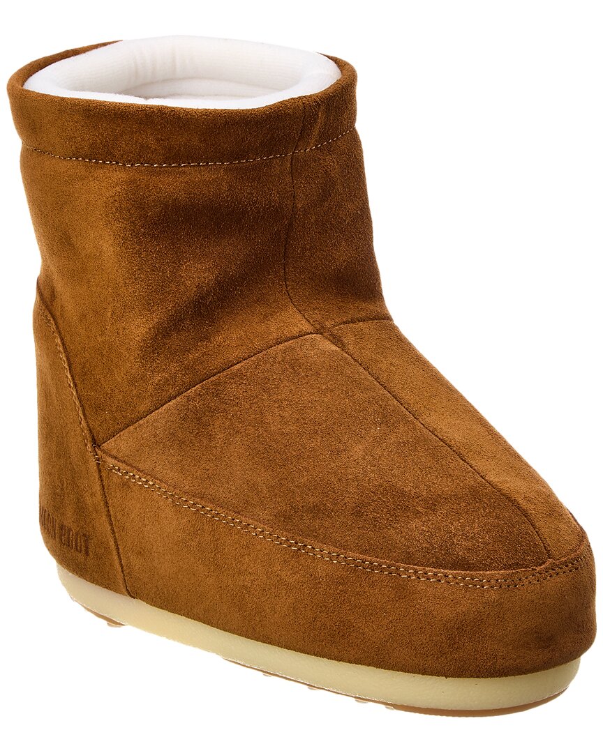 Shop Moon Boot ® Icon Low Nolace Suede Boot In Brown