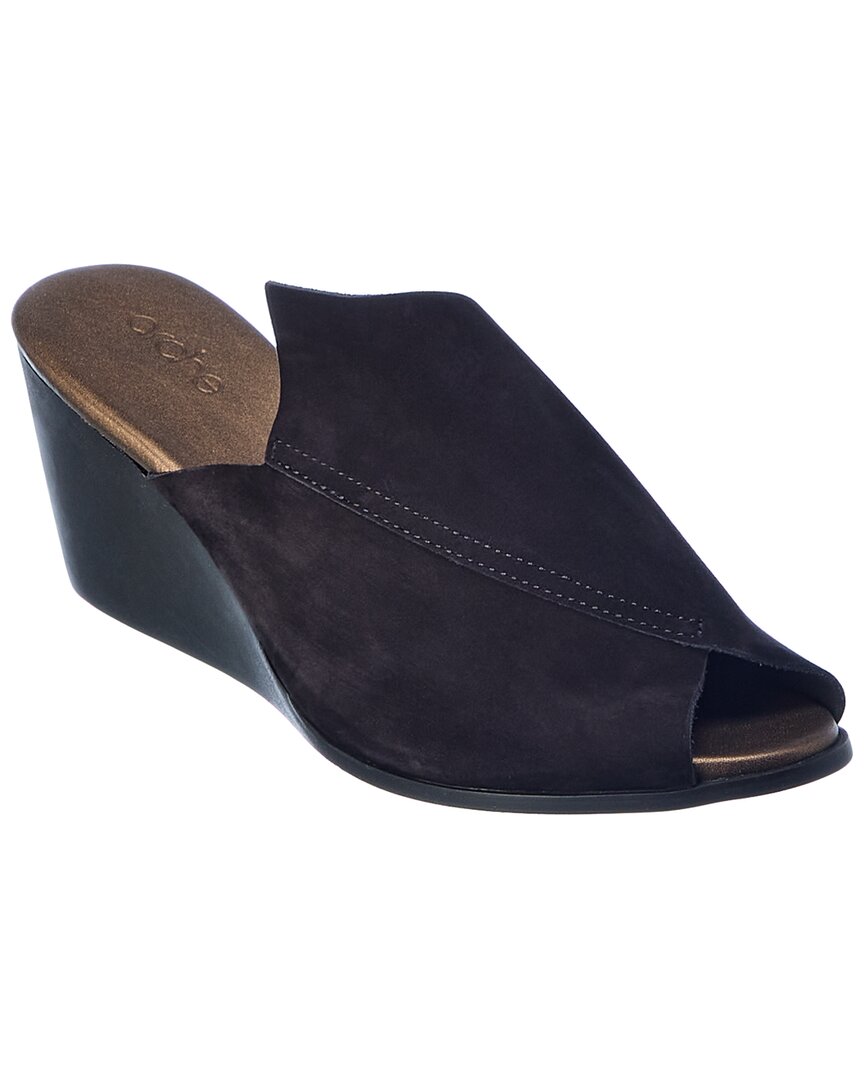 Arche Egyrha Leather Sandal In Black