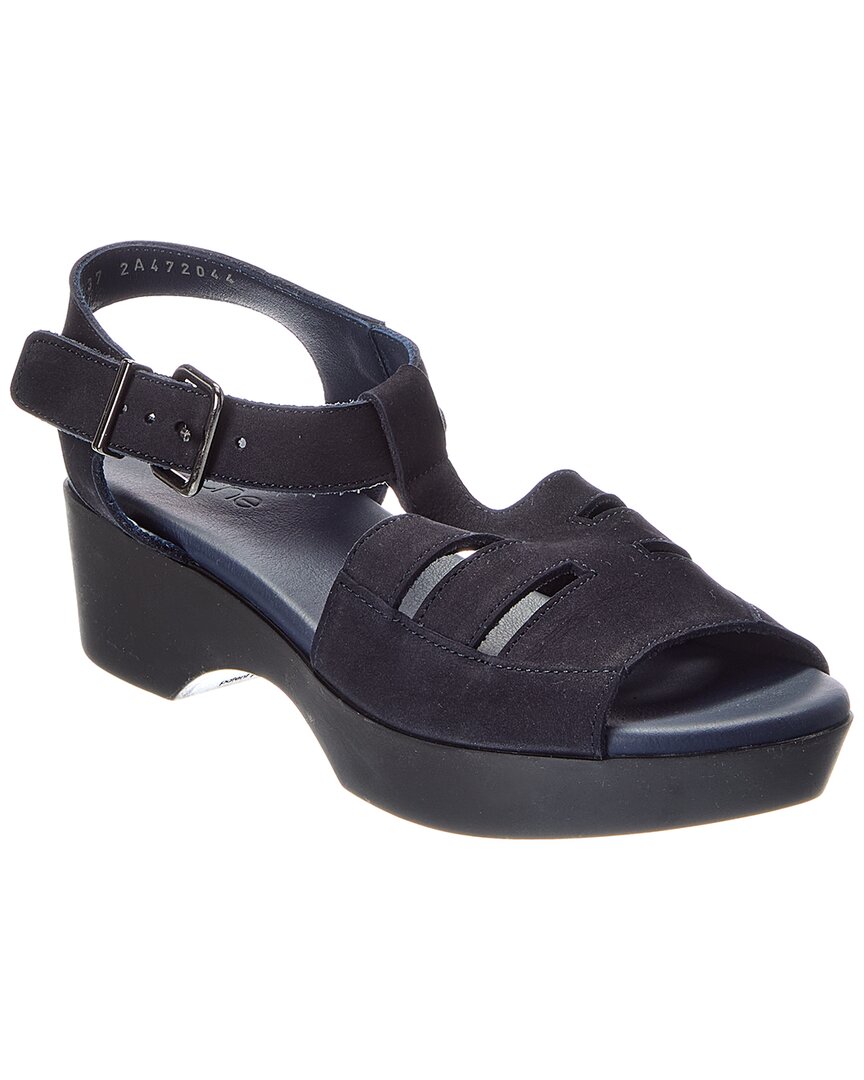 Arche Kimloo Leather Sandal In Nuit