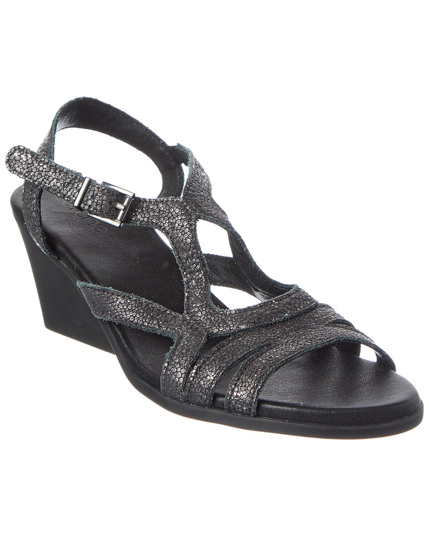 Arche Ritmik Leather Sandal In Etain