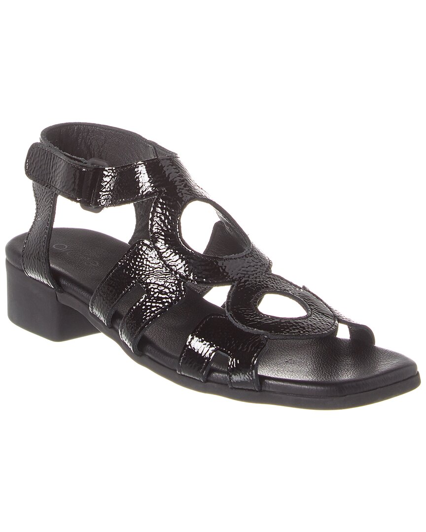 Arche Tinoha Leather Sandal In Black