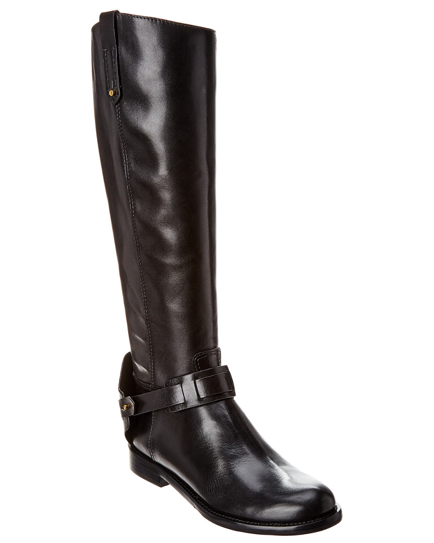 Tory Burch Colton Leather Boot In Black | ModeSens