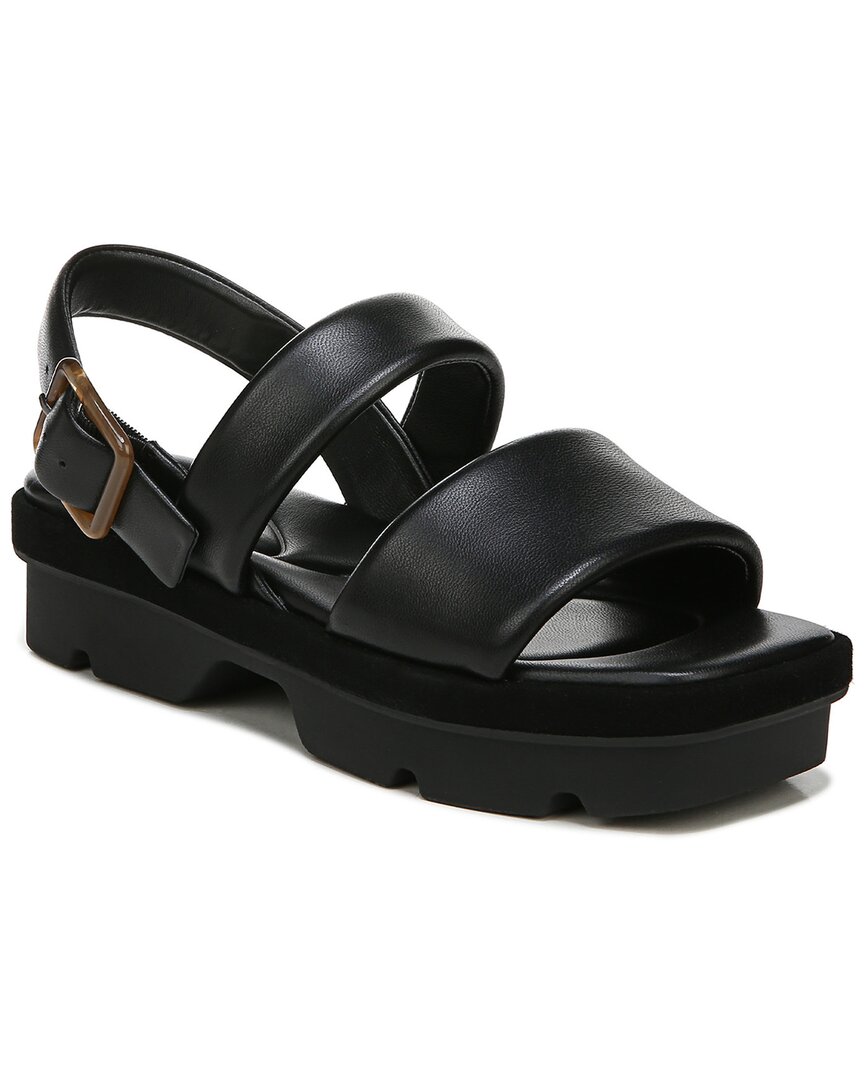Vince Bowie Leather Lug-sole Slingback Sandals