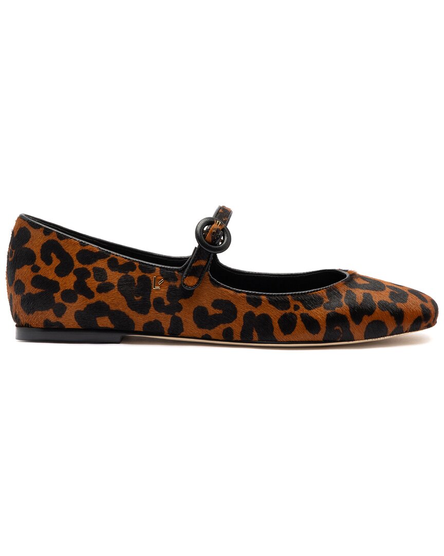 Larroude Blair Calf Hair Ballet Flat