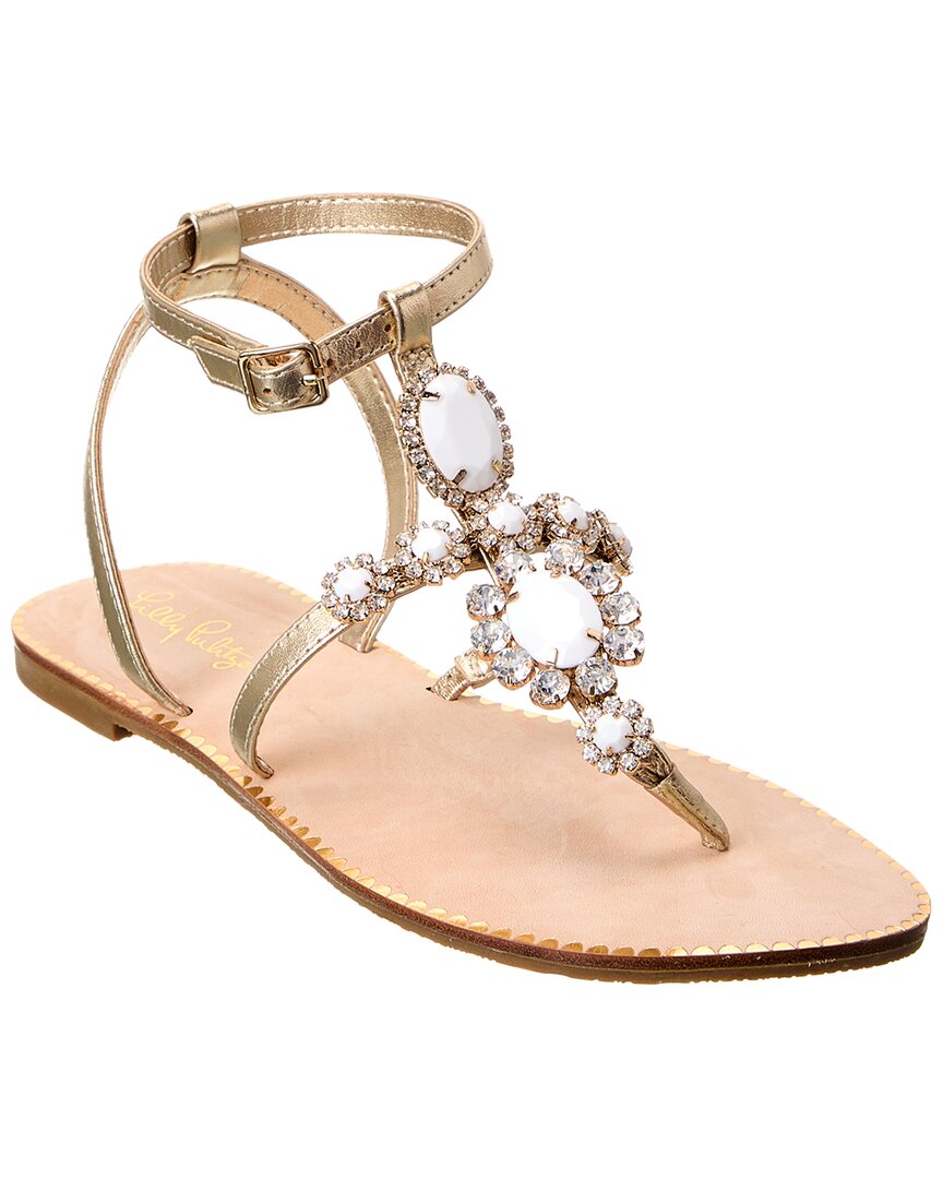 LILLY PULITZER LILLY PULITZER KATIE LEATHER SANDAL