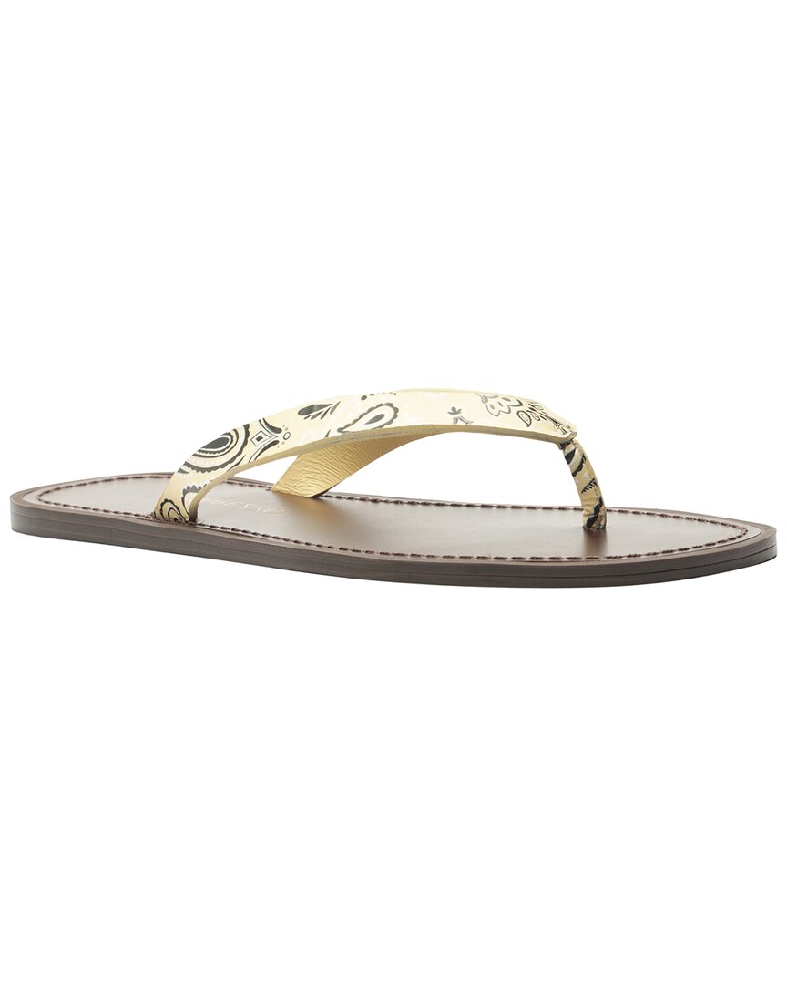 Arezzo Paislee Leather Sandal In Multicolor