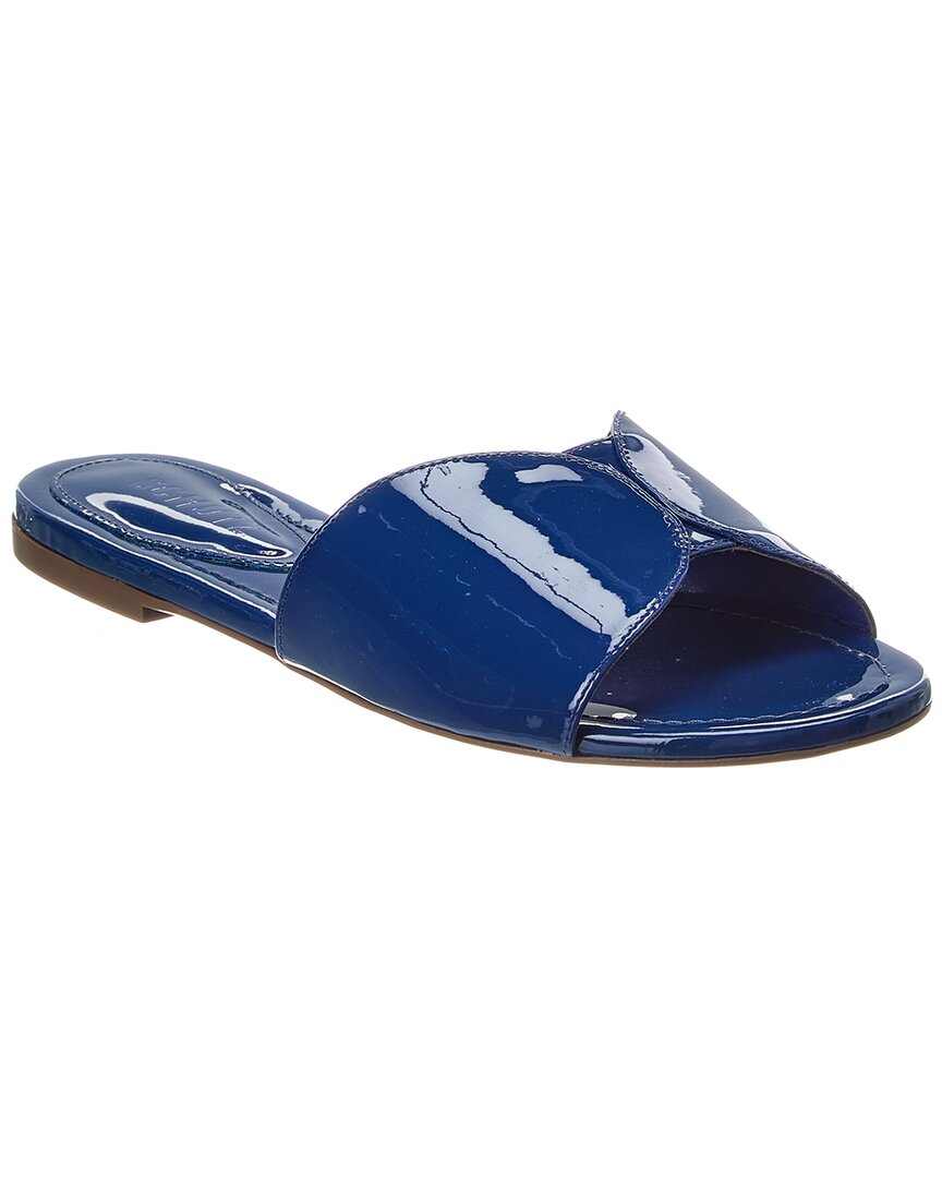 Schutz Arya Flat Sandal In Black