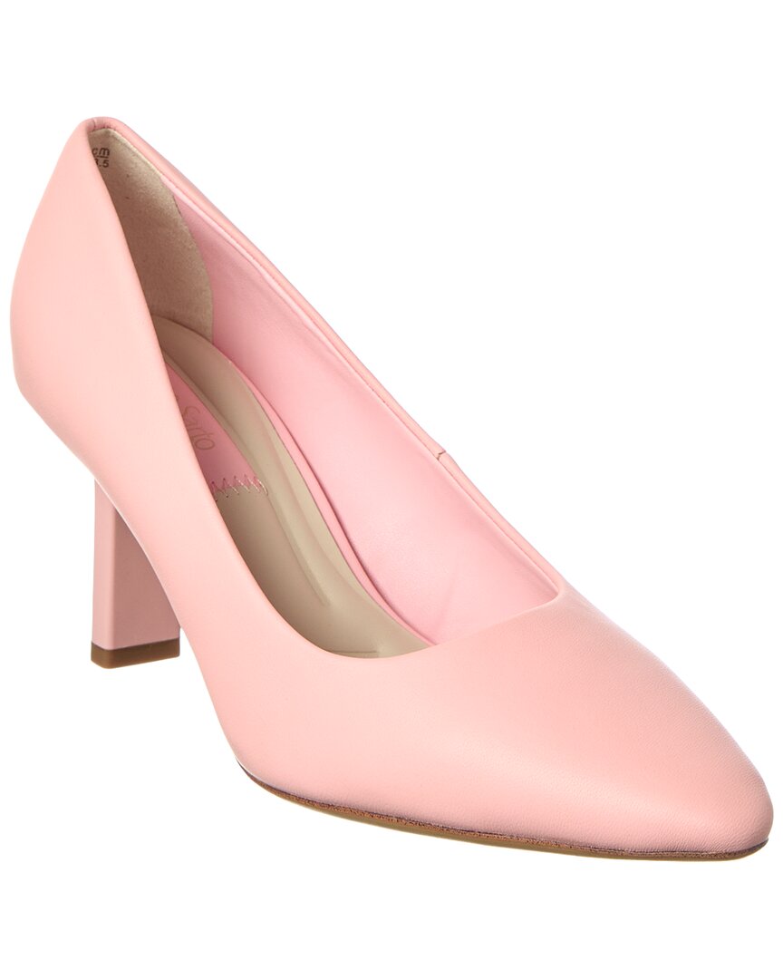 Franco Sarto Julissa Leather Pump In Pink