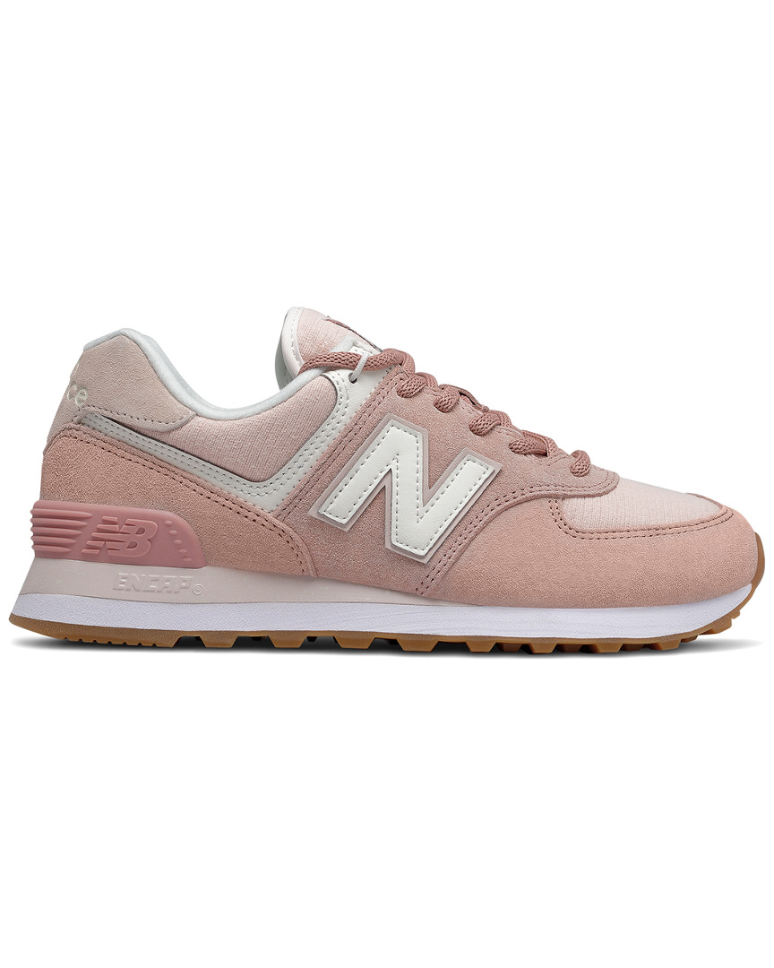 New Balance 574 Suede-Trim Sneaker Women's 9.5 | eBay