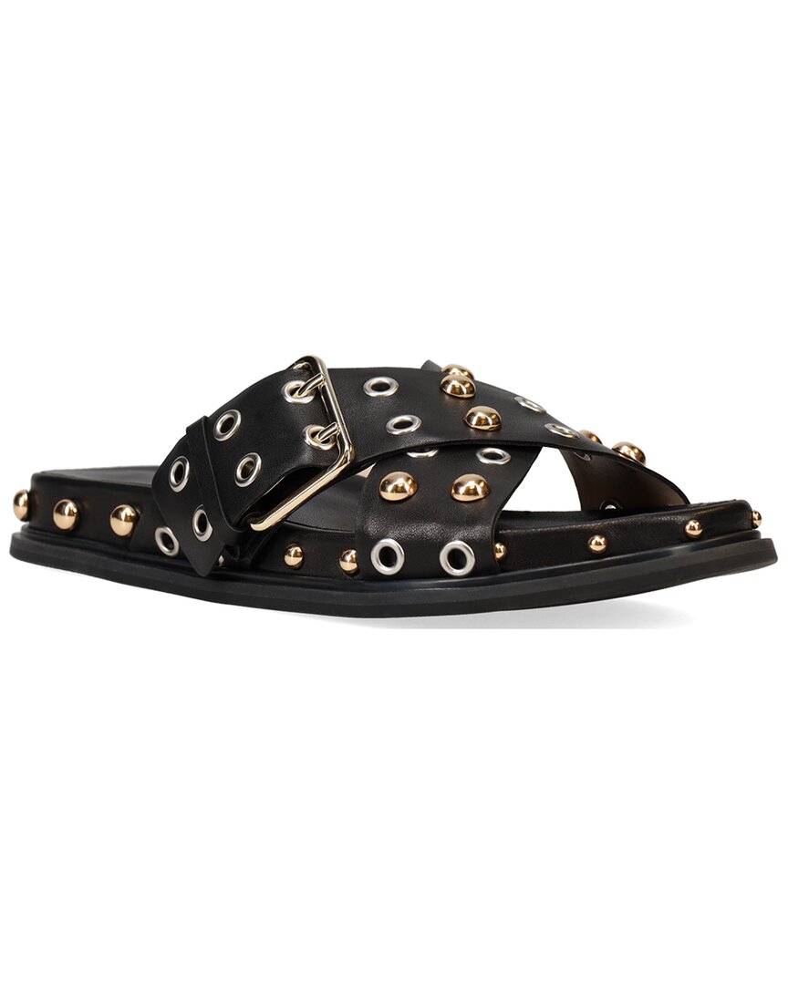 Pelle Moda Niana Leather Sandal In Black