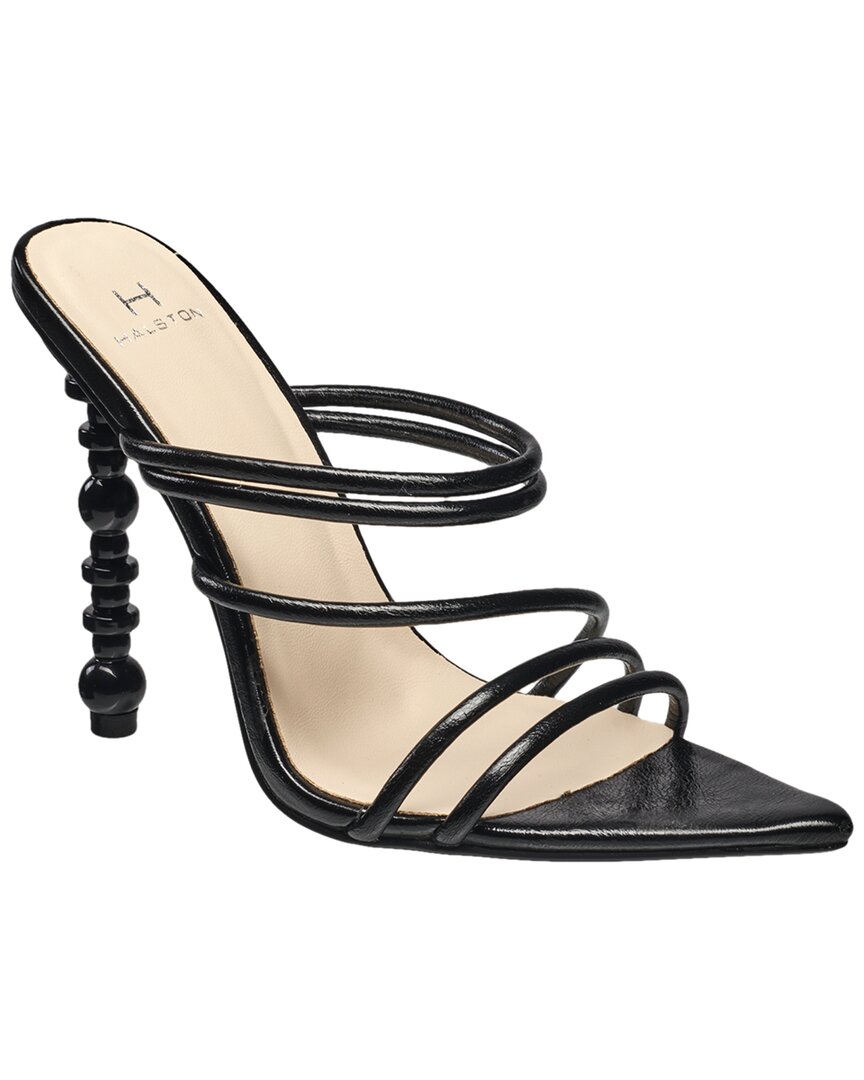 H Halston Women's Sculpted-heeled Sandals In Black