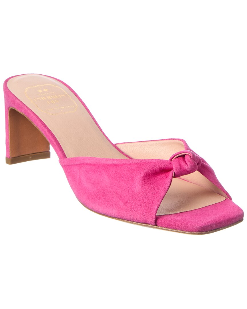 Emerson Fry Knot Suede Mule In Black