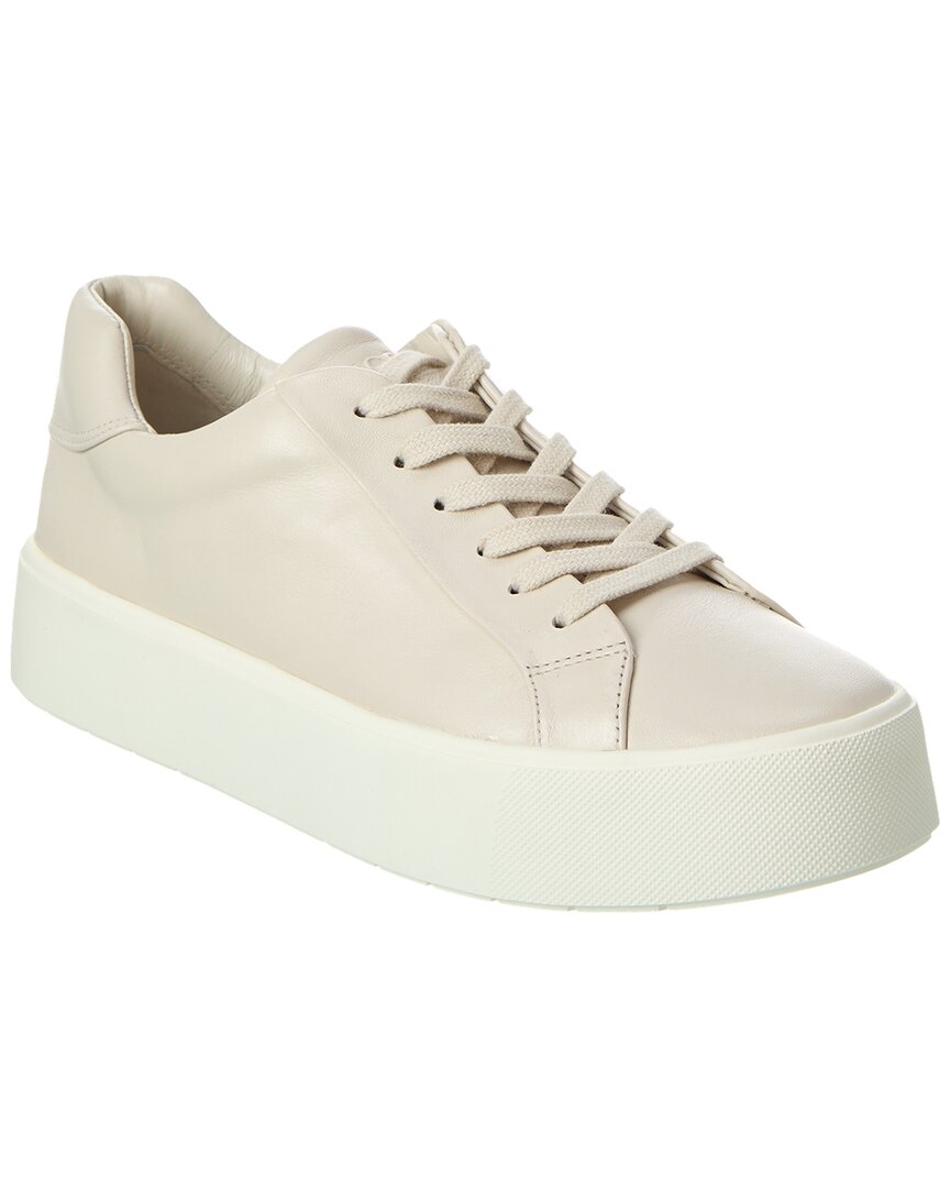 Vince Women's Benfield Leather Platform Sneakers In White