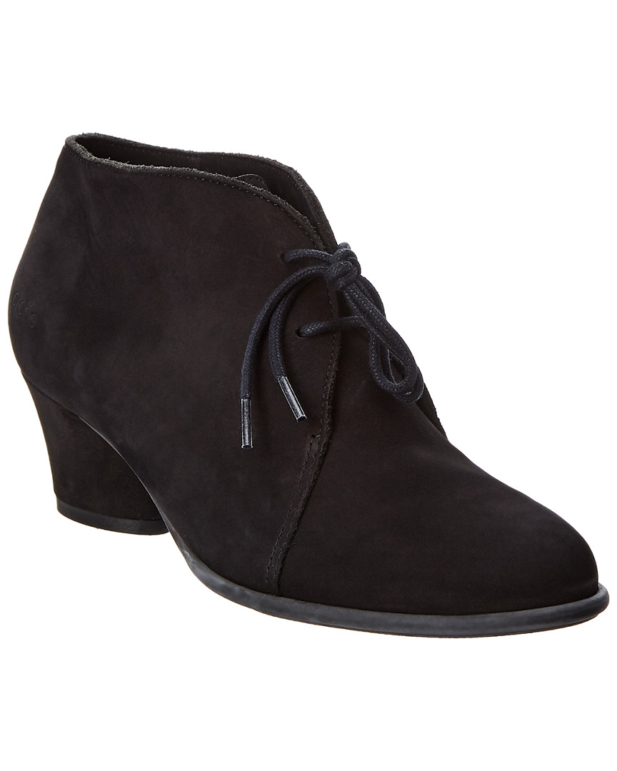 Arche Musiq Leather Bootie In Noir