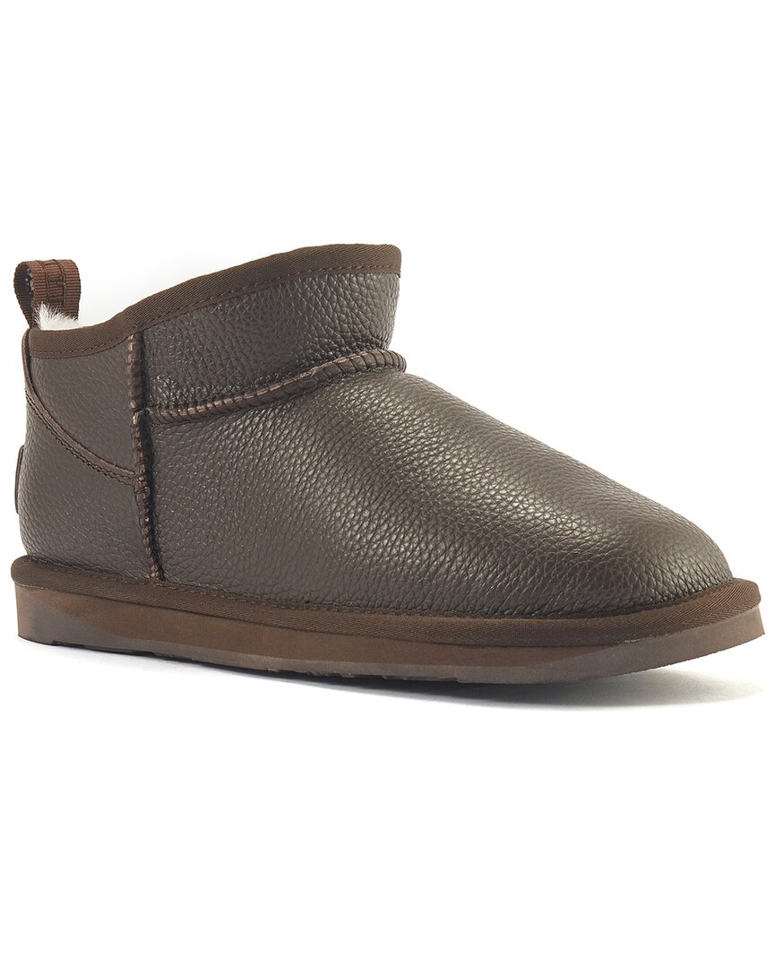 Australia Luxe Collective Cosy Leather Boot In Brown
