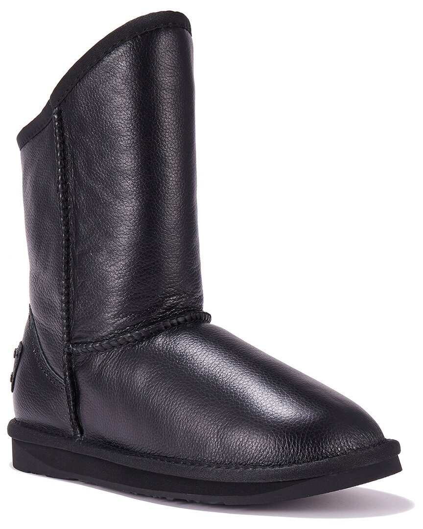 Australia Luxe Collective Cosy Leather Boot In Black
