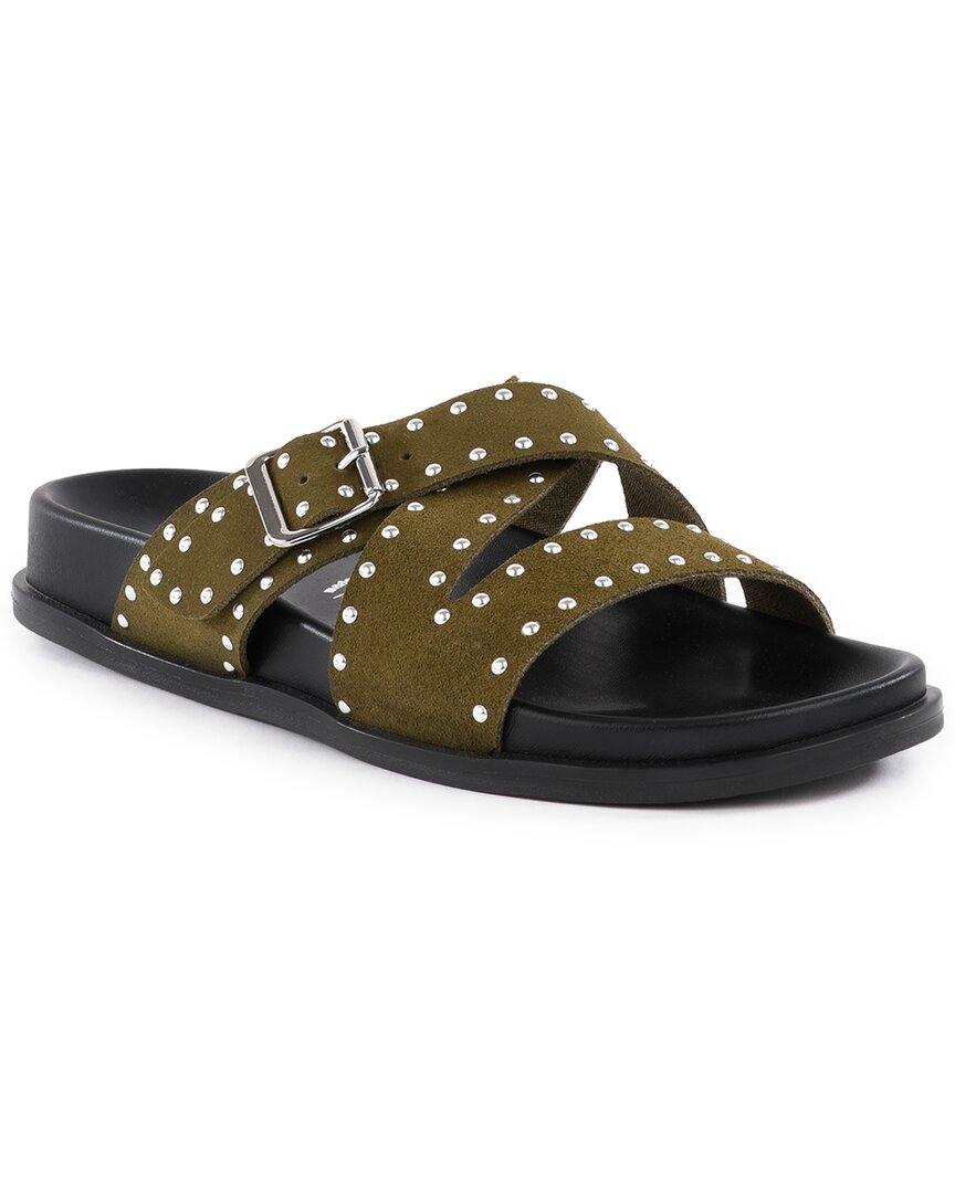 Seychelles Vip List Suede Sandal In Green