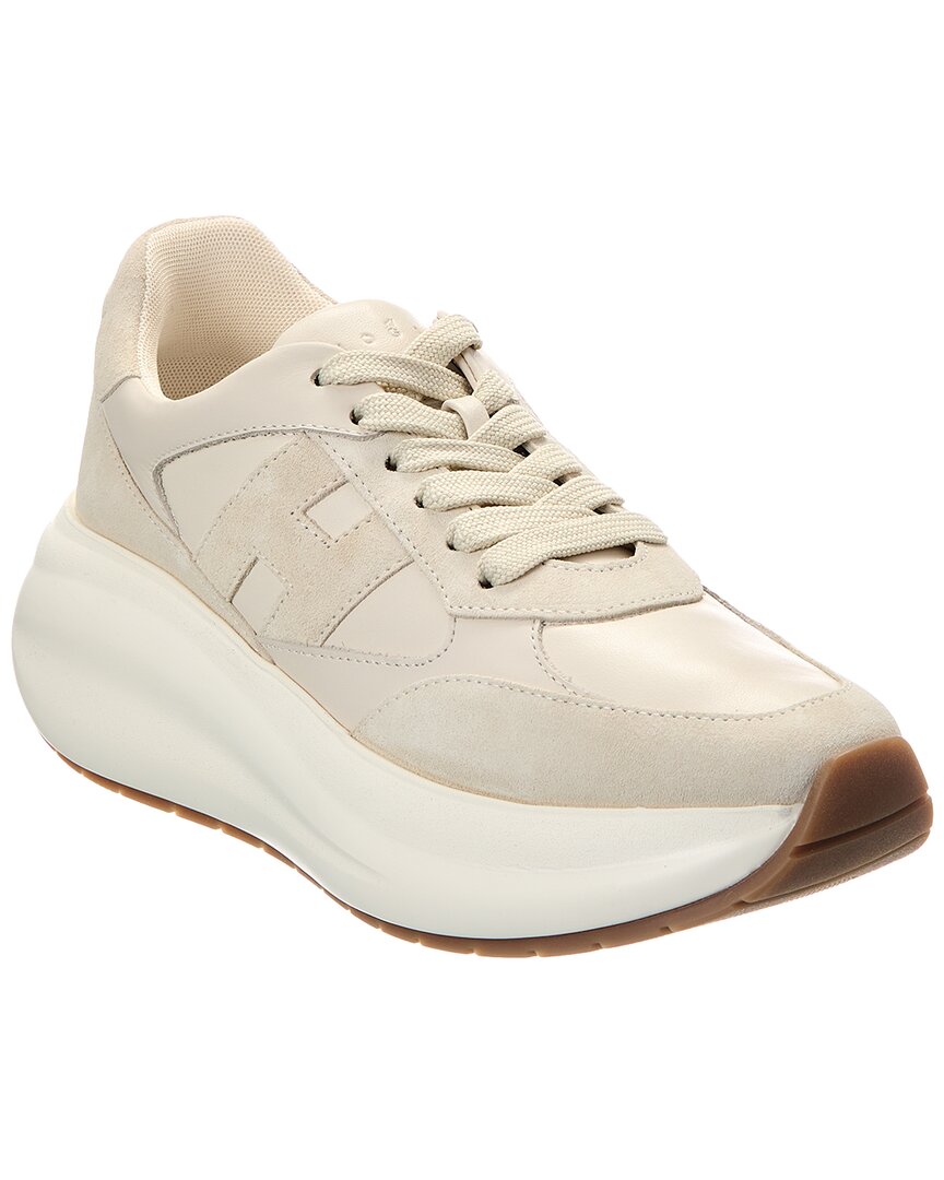 Hogan Maxi I Active Leather Sneaker In White
