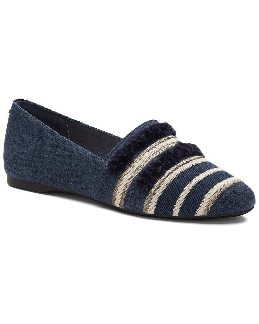 Birdies Starling Canvas Loafer In Blue