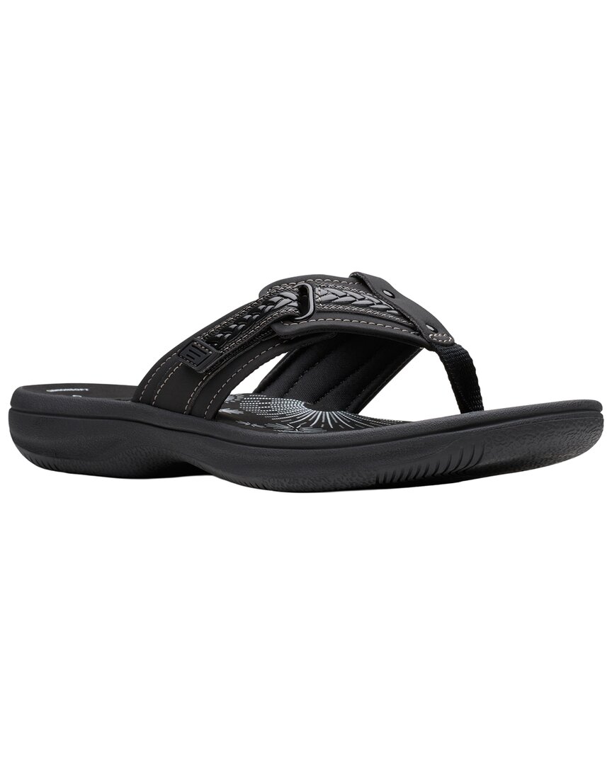 Clarks Breezey Sun Flip Flop In Black