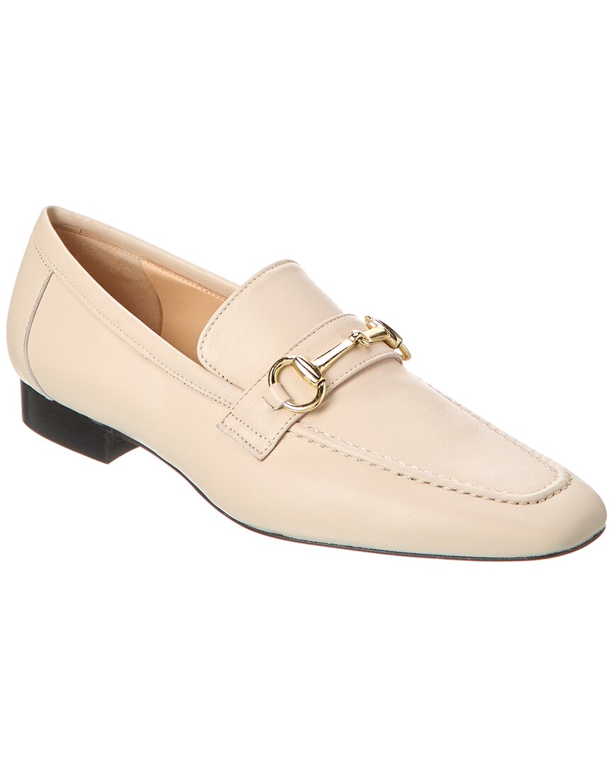 Shop M By Bruno Magli Simona Leather Loafer In Beige