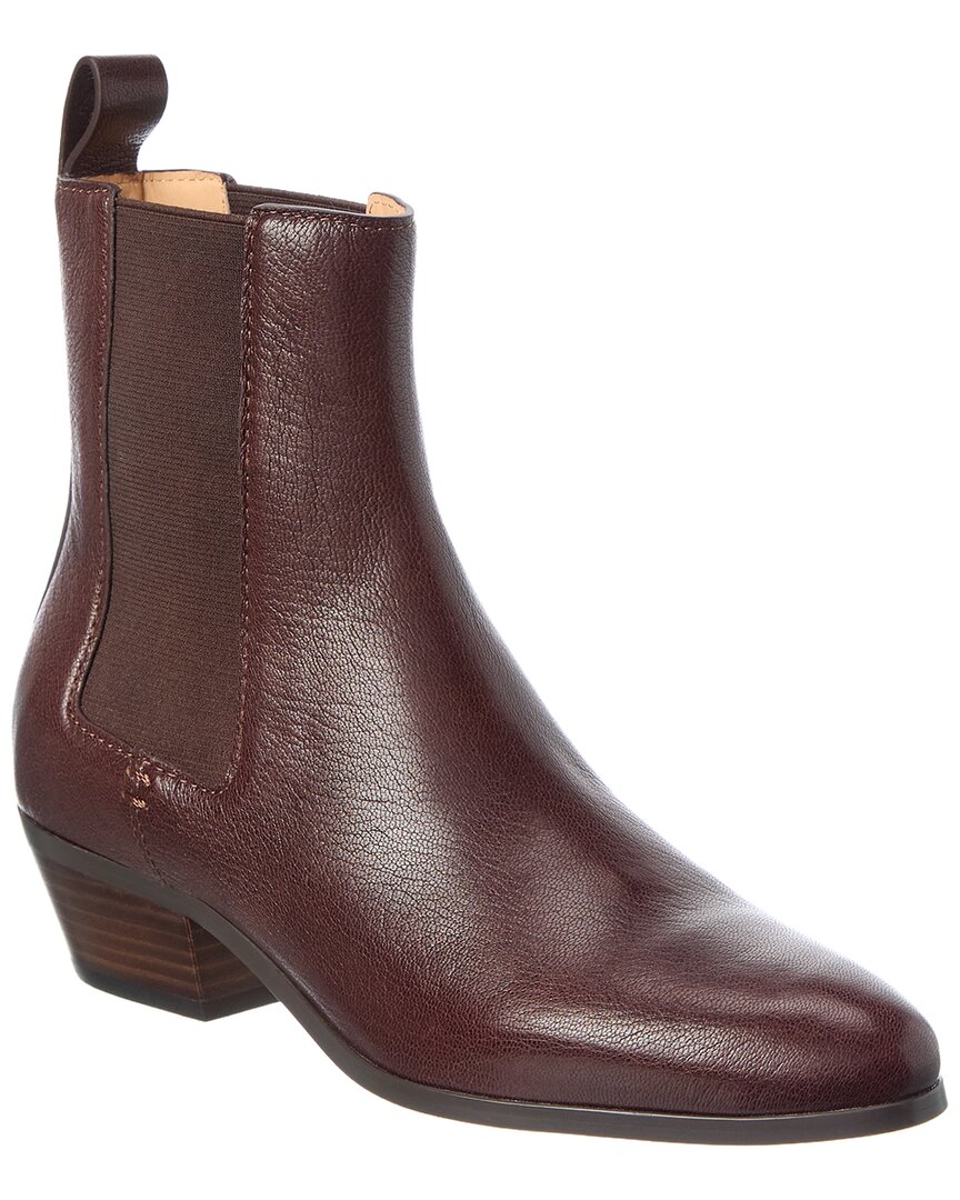 Odissi Leather Boot In Brown